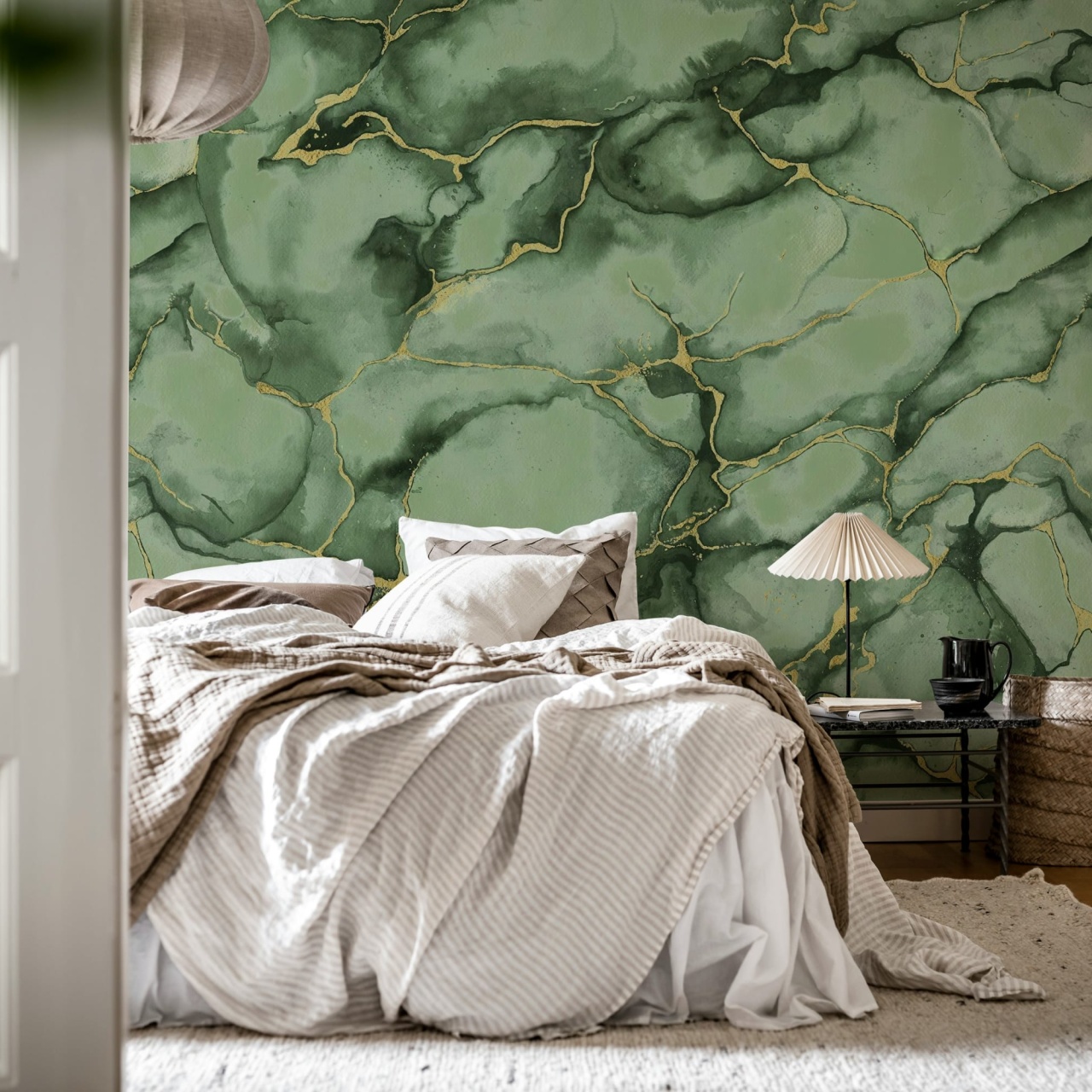 Fototapet, Agate Dreams, Green, Rebel Walls - 3