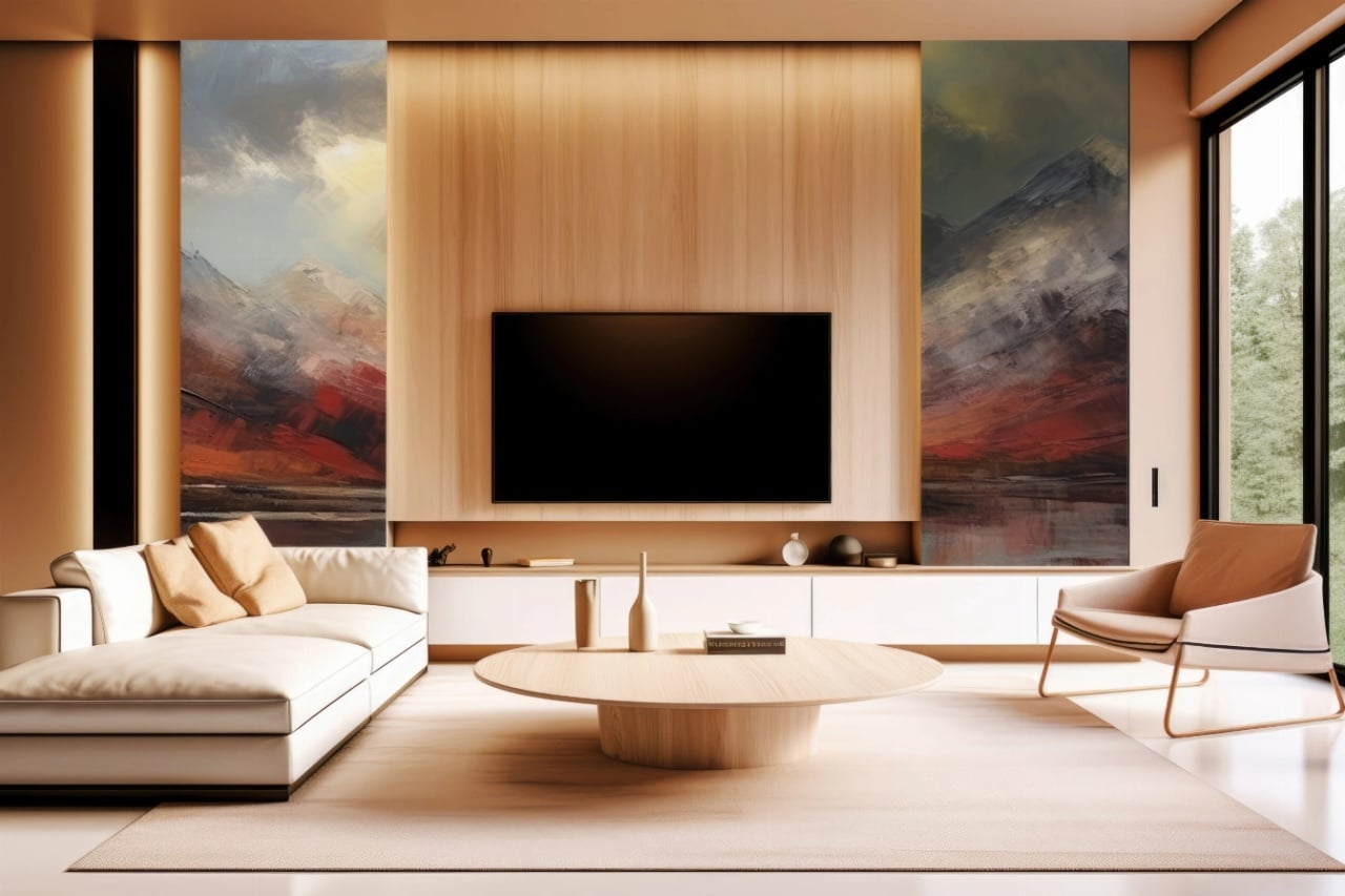 Fototapet Artistic Montagne et Ciel Paysage Rêve MP112 — imaginea 2