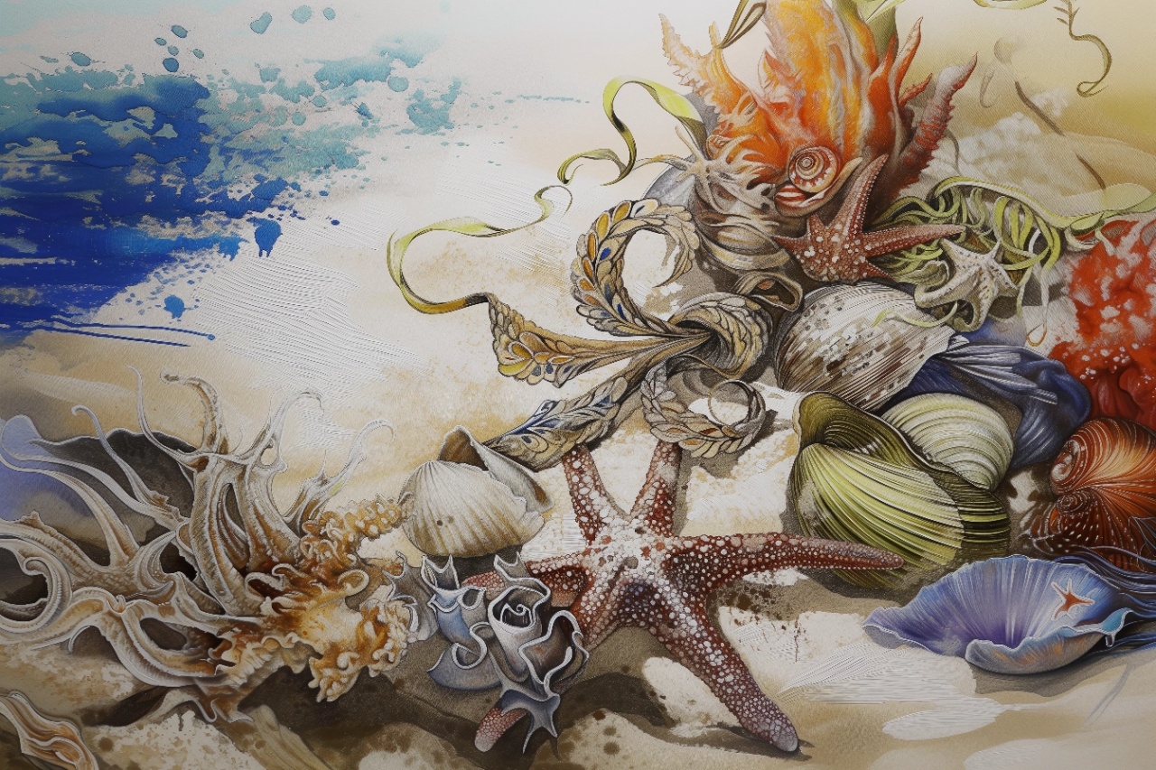 Fototapet Artistic Profond Friut de mer Rêve PF100