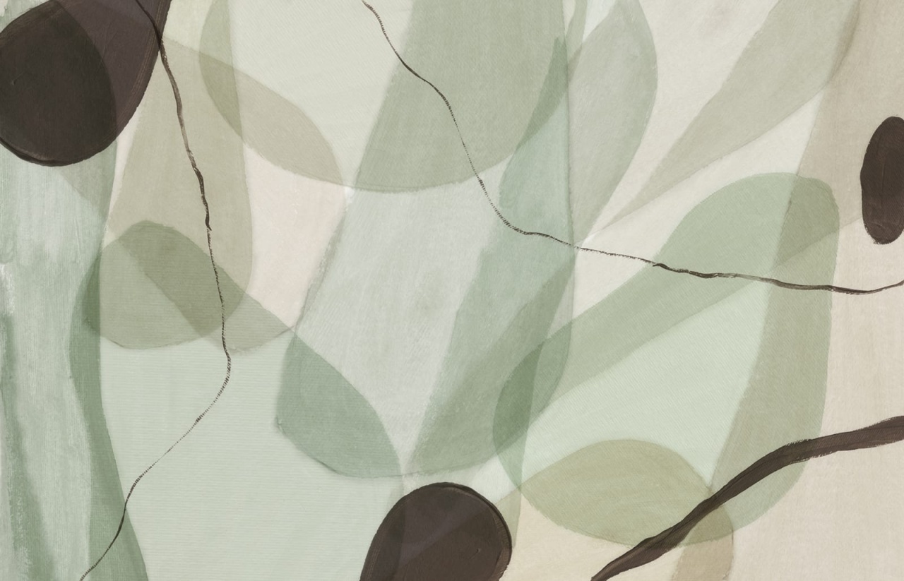Fototapet, Asana, Green, Rebel Walls - 2