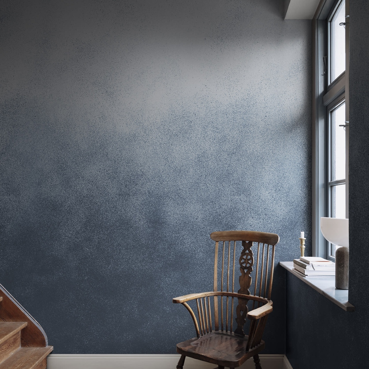 Fototapet, Ash Gradient, Blue, Rebel Walls - 3