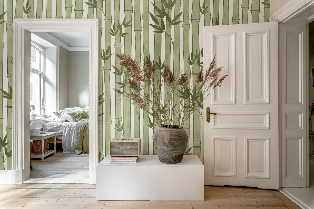 Fototapet, Bamboo Forest, Green, Rebel Walls