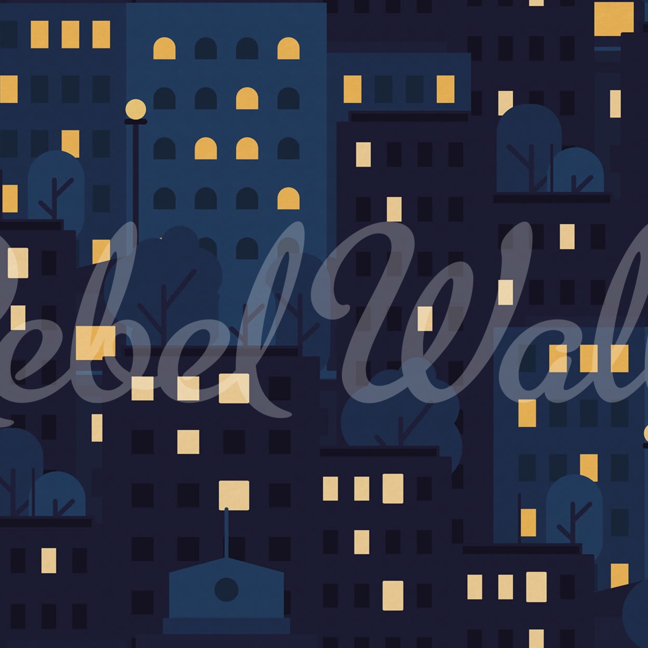 Fototapet, Big City, Midnight, Rebel Walls - 2