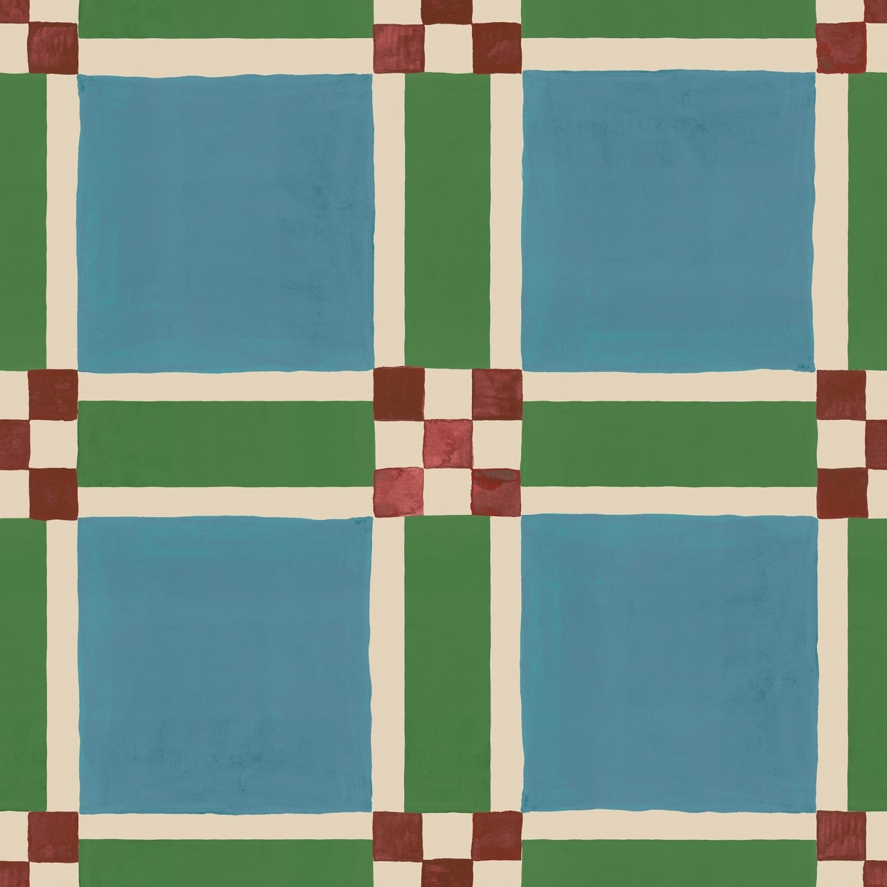 Fototapet, Bold Grid, Green, Rebel Walls - 2