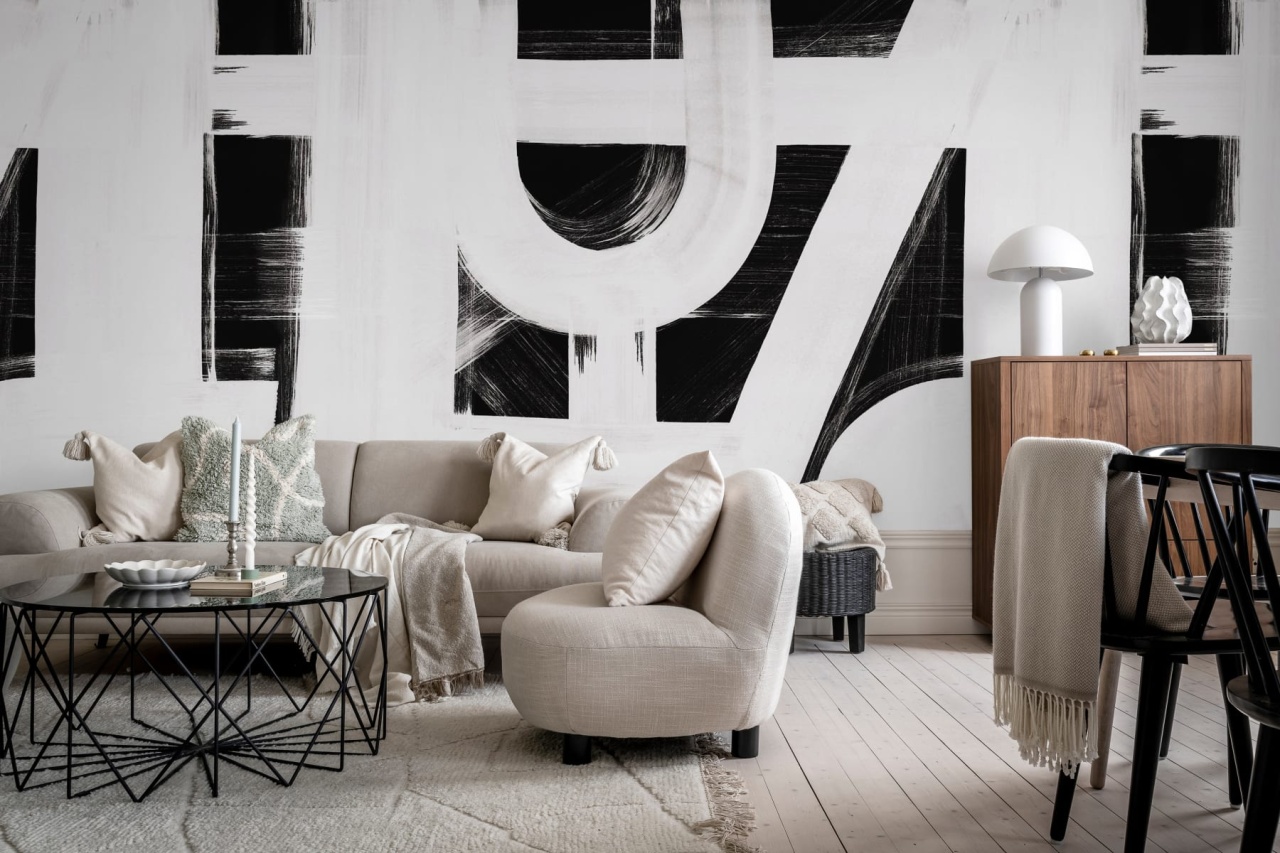 Fototapet, Bold Lines, Black, Rebel Walls - 3