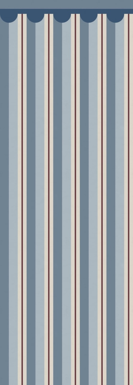 Fototapet, Border Stripe, Blue, Rebel Walls - 2