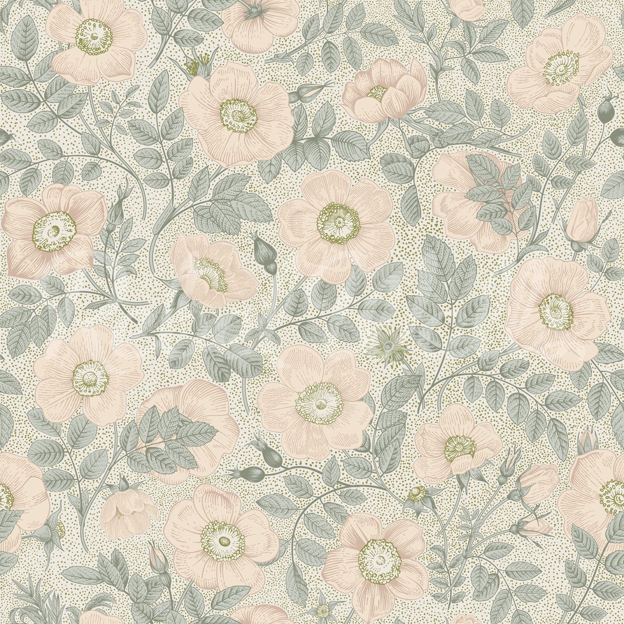 Fototapet, Briar Bloom, Pastel, Rebel Walls - 2