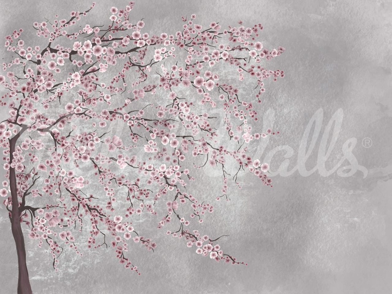 Fototapet, Calm Tree, Pink, Rebel Walls - 2