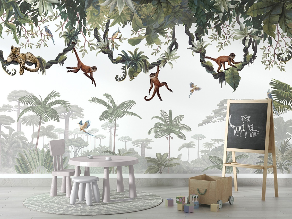 Fototapet Cheeky Monkeys, Kikki Belle - 4