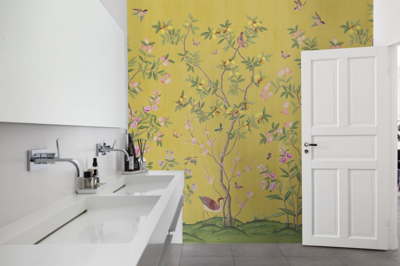 Fototapet, Chinoiserie Chic, Saffron, Rebel Walls - 3