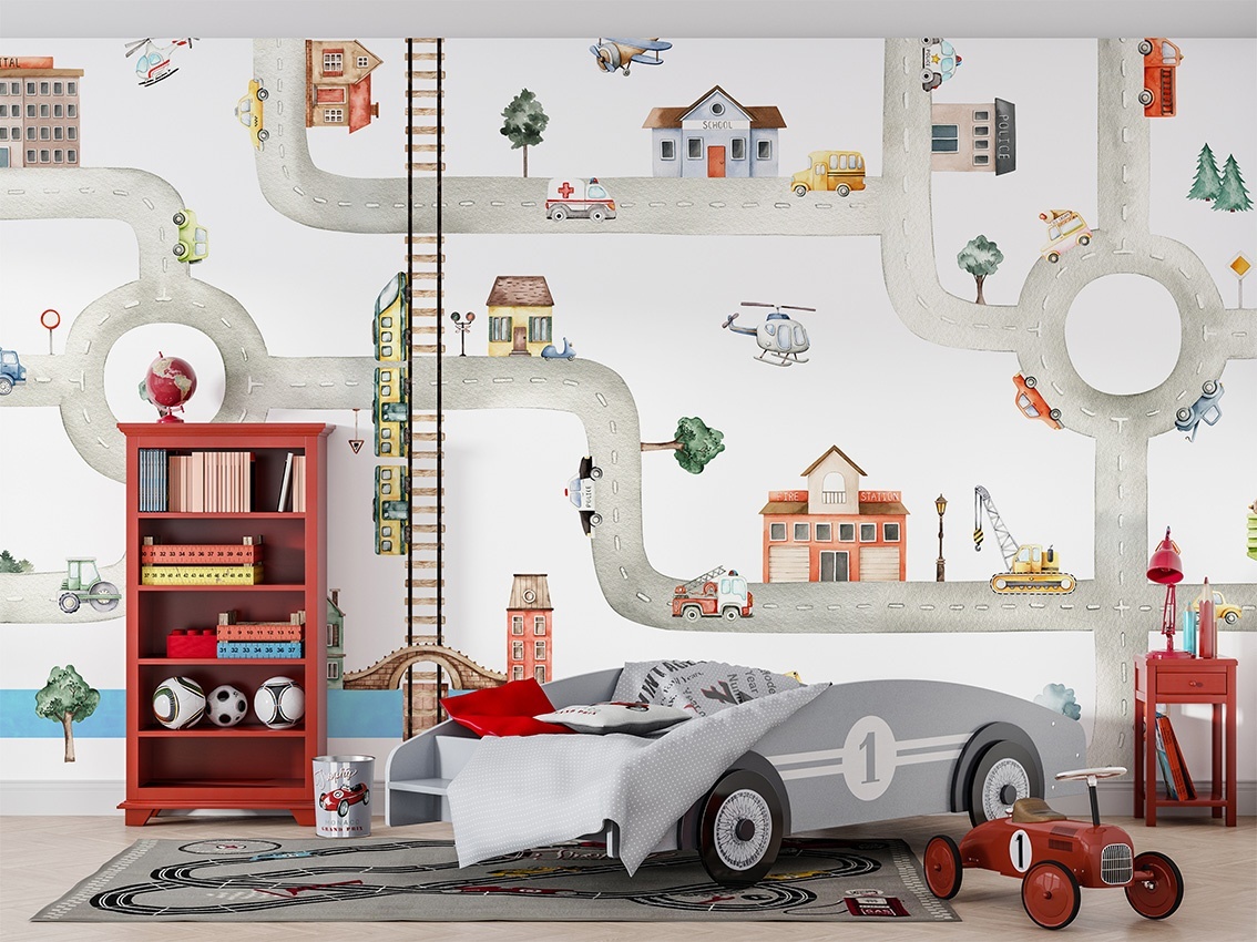 Fototapet City of Vehicles, Oliver Robins