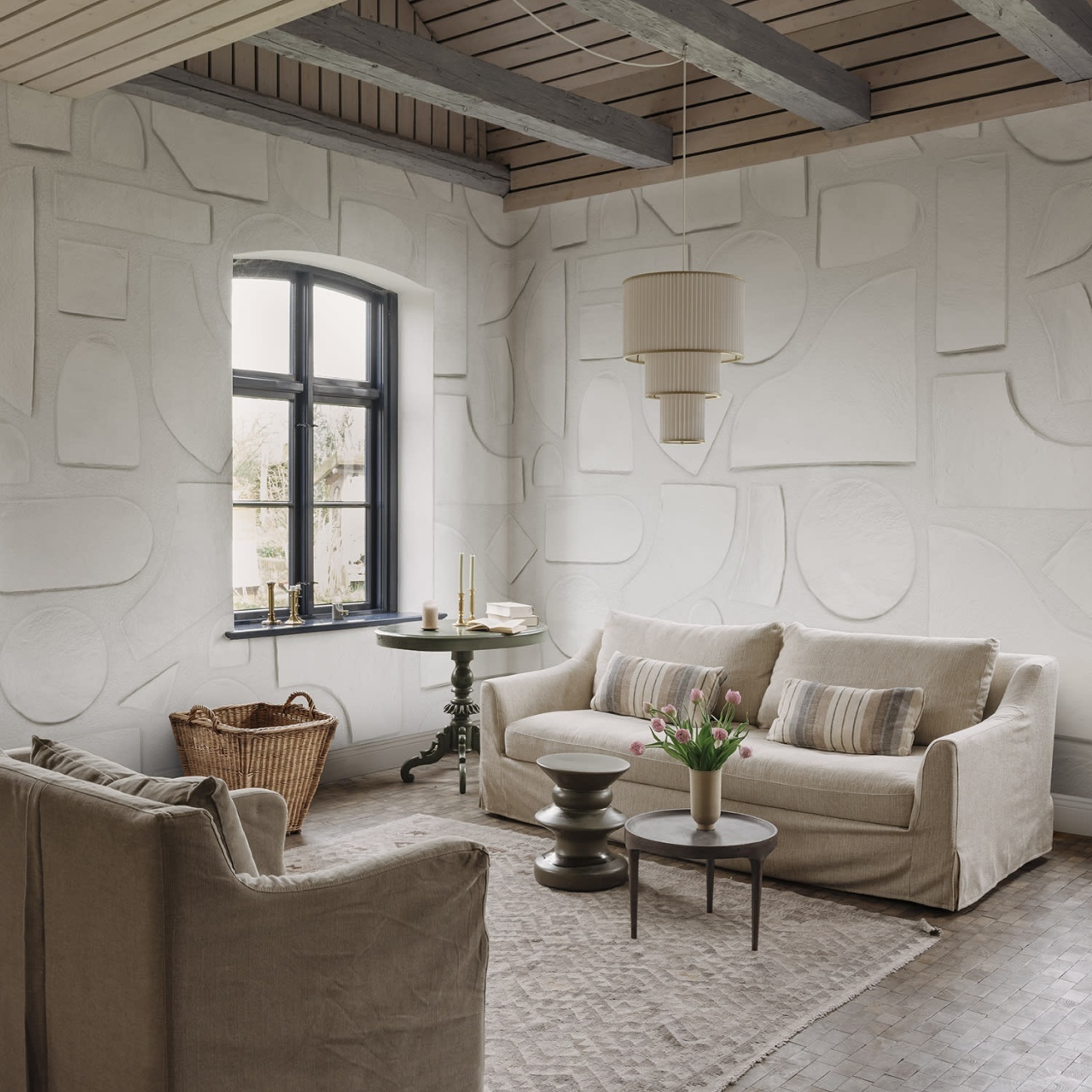Fototapet, Clay Figures, White, Rebel Walls - 3