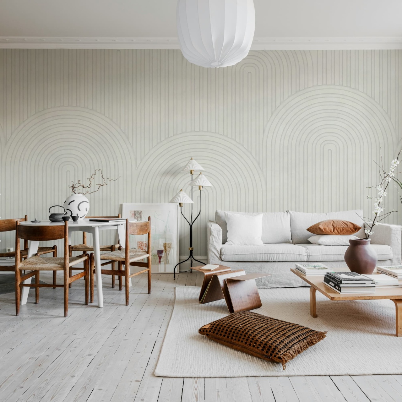 Fototapet, Clay Hills, Beige, Rebel Walls