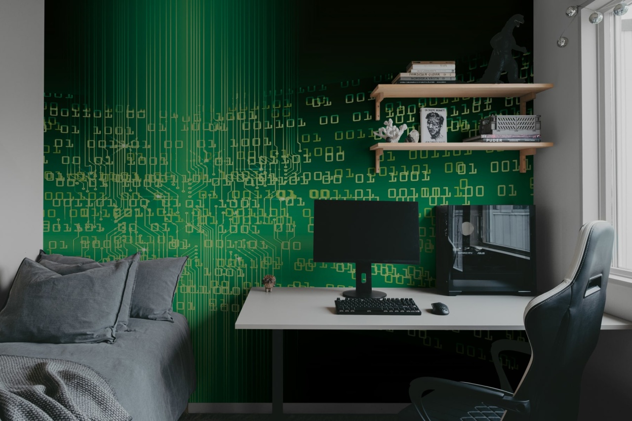 Fototapet, Code, Green, Rebel Walls - 3