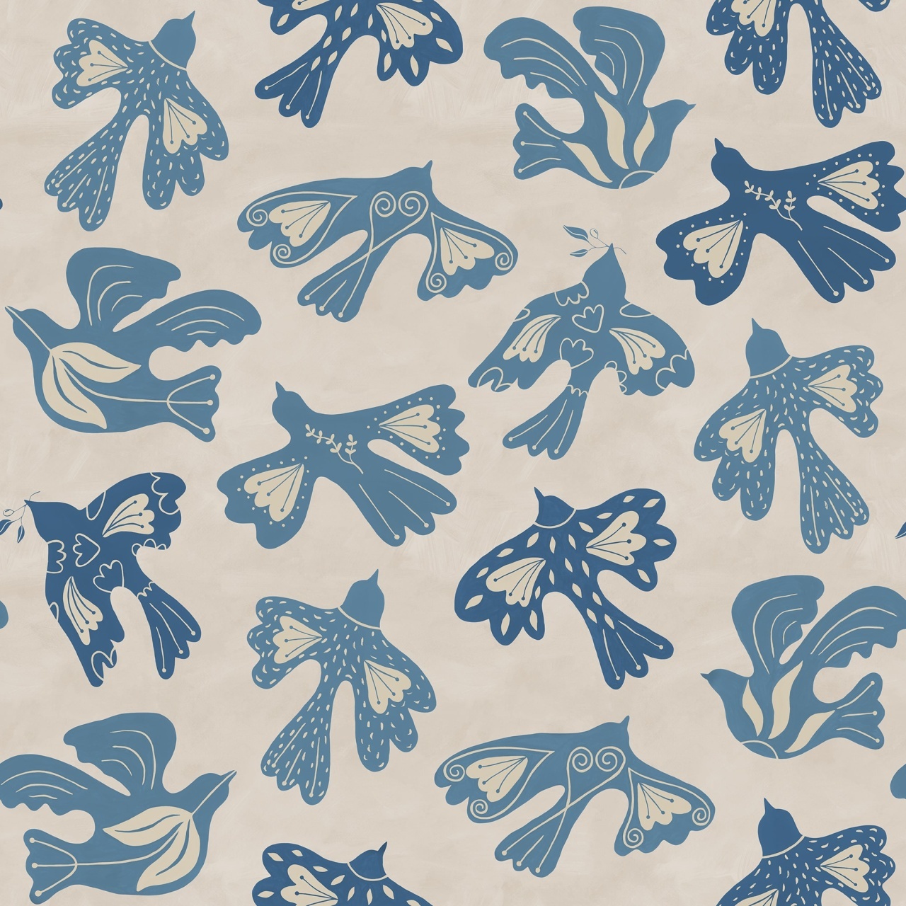 Fototapet, Dancing Wings, Light Blue, Rebel Walls - 2