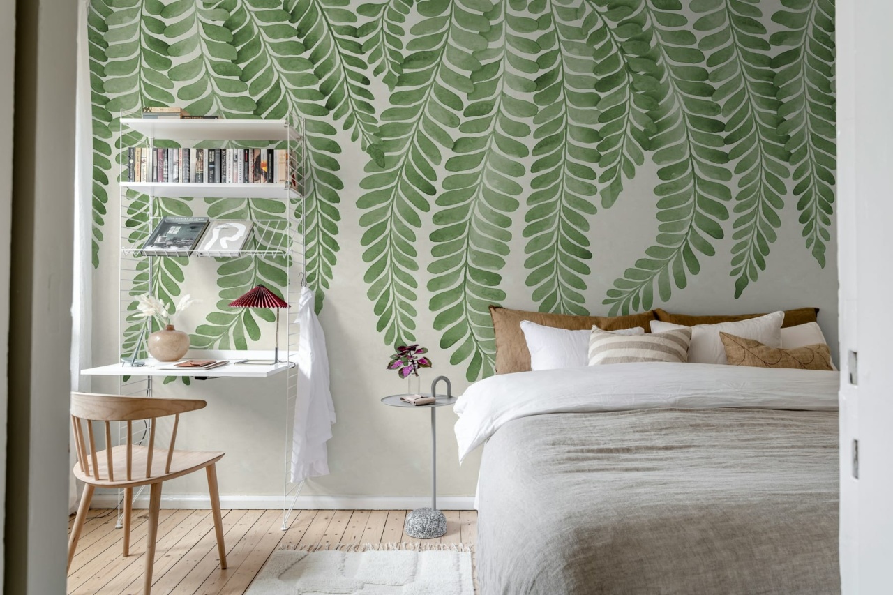 Fototapet, Dangling Fern, Green, Rebel Walls - 3