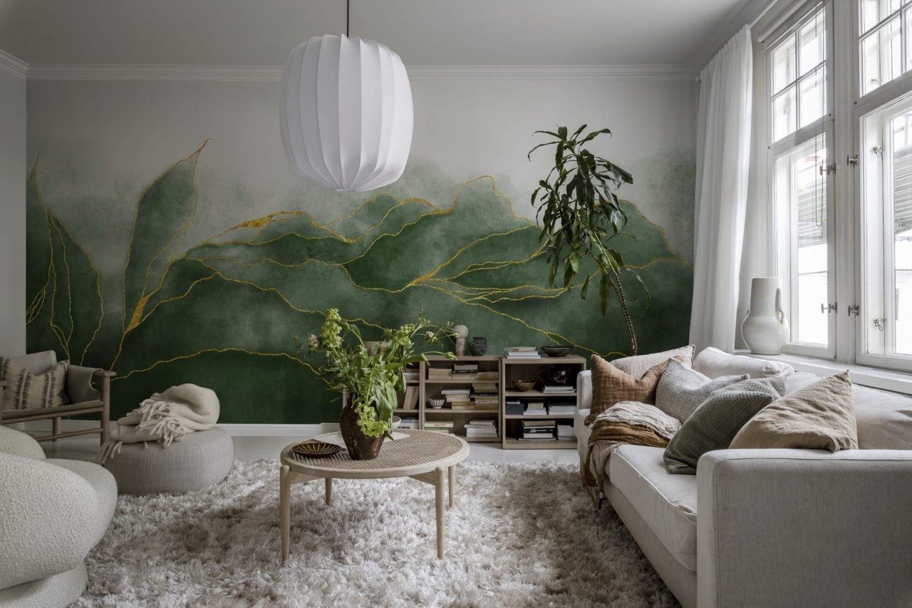 Fototapet, Emerald Leaves, Rebel Walls