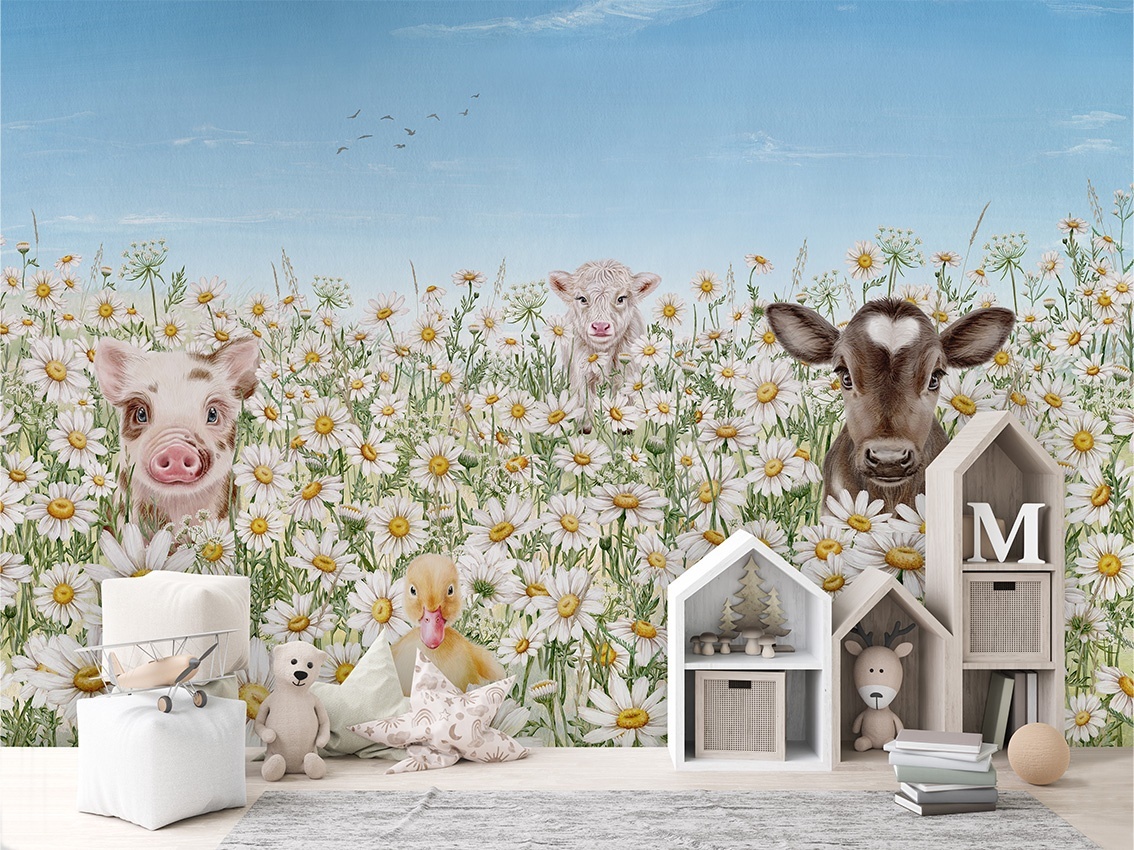 Fototapet Farm Animals, Kikki Belle - 3