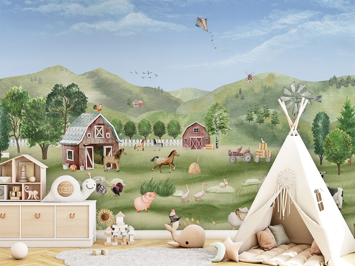 Fototapet Farm Joy, Oliver Robins - 5
