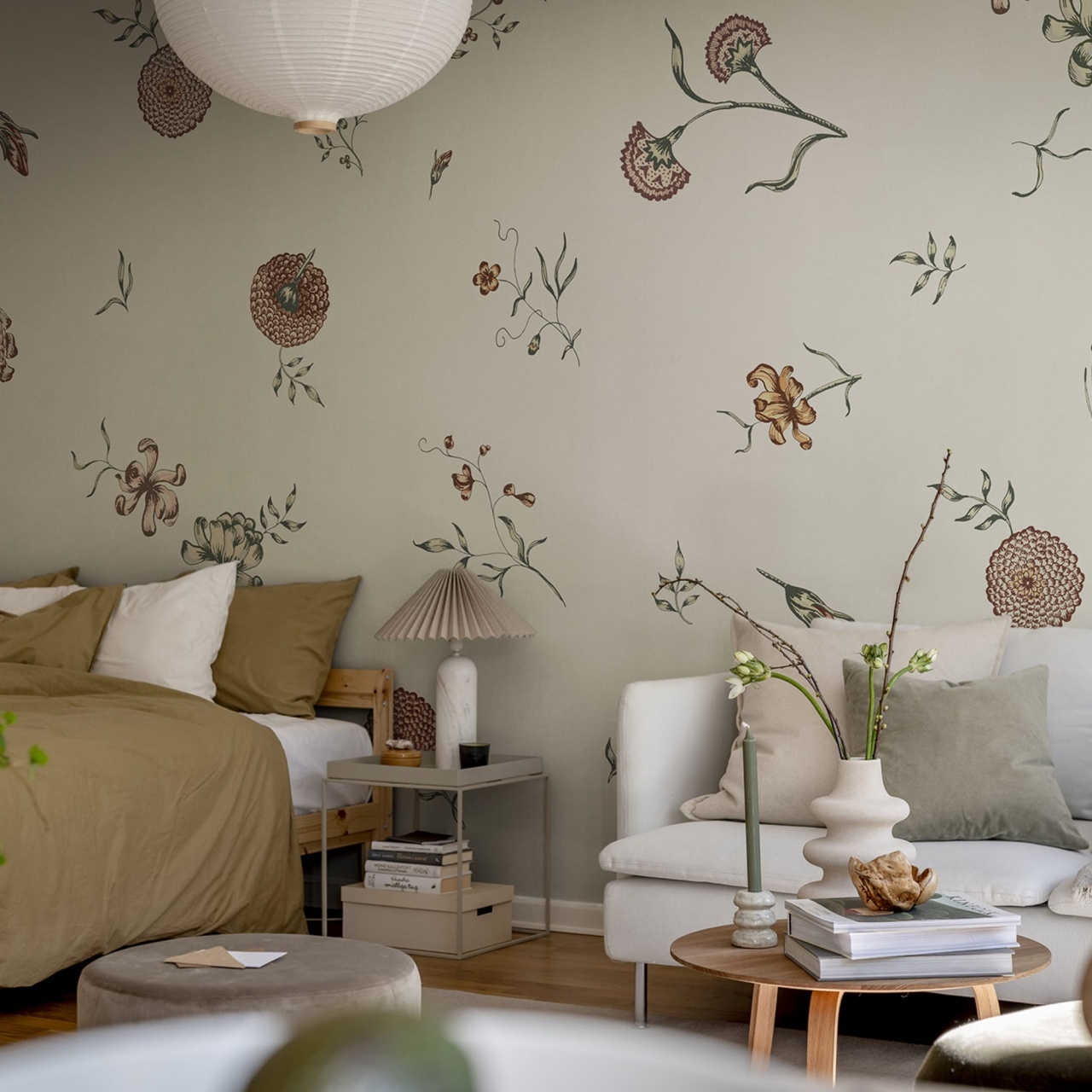 Fototapet, Flower Fall, Sand, Rebel Walls - 3
