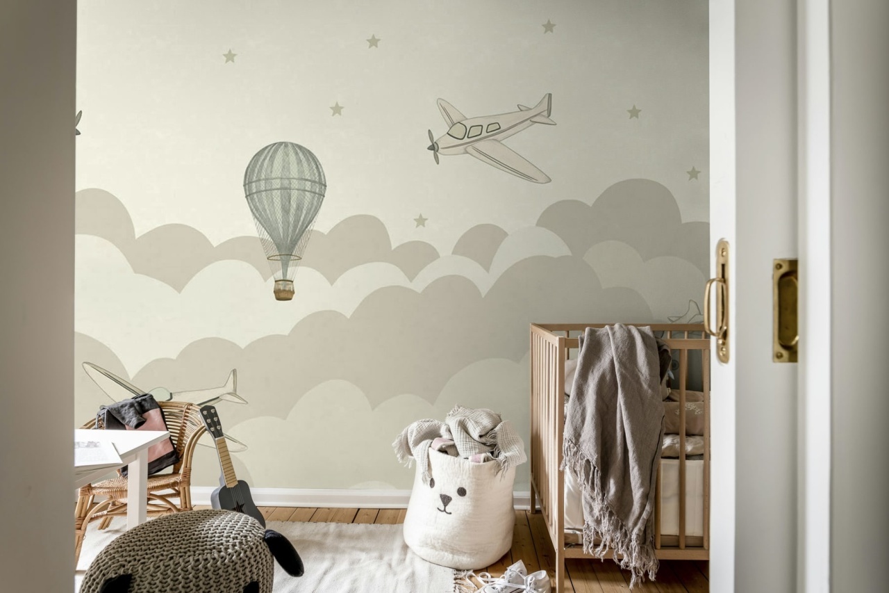 Fototapet, Fly Away, Pastel, Rebel Walls - 3