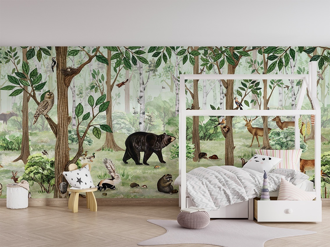 Fototapet Forest Lookbook, Kikki Belle
