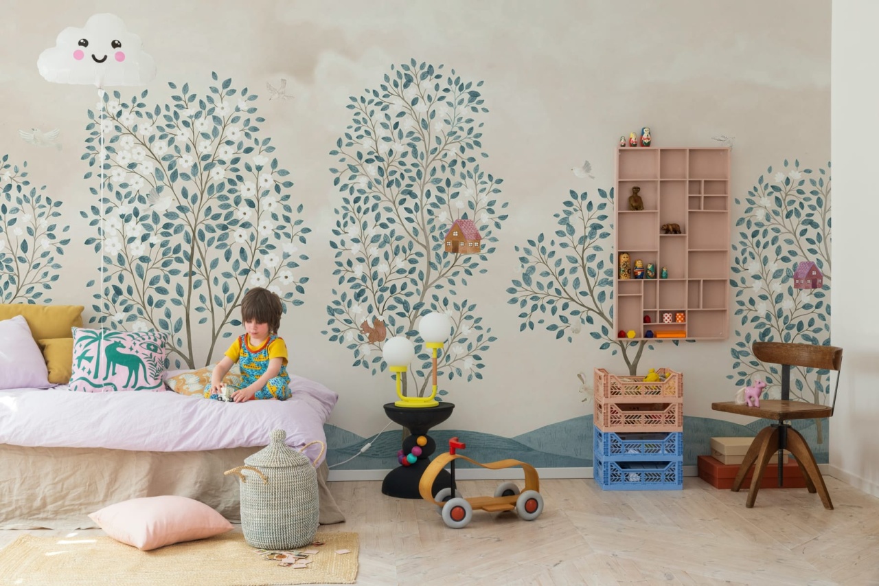 Fototapet, Happy Haven, Turquoise, Rebel Walls