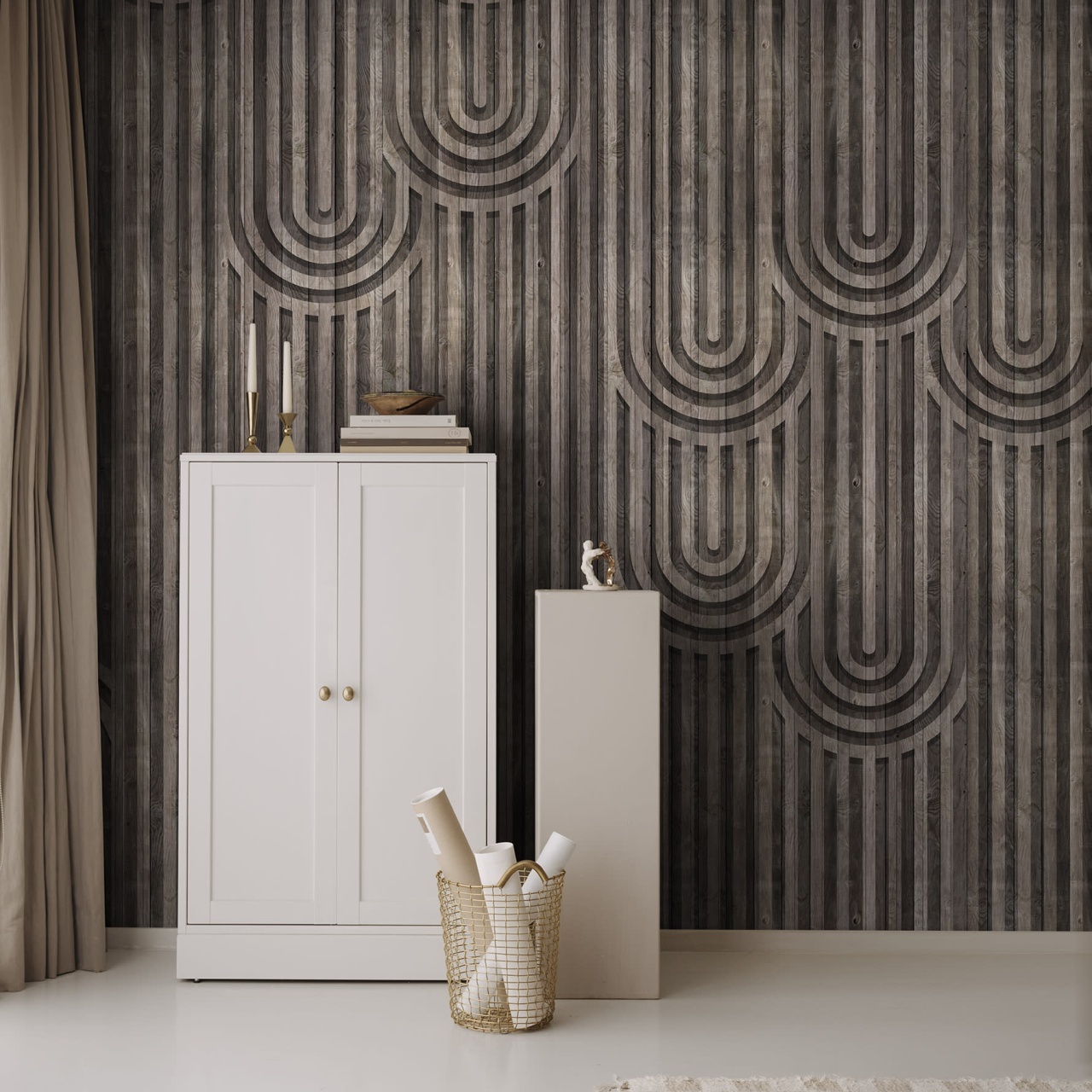 Fototapet, Happy Hills, Walnut, Rebel Walls - 3