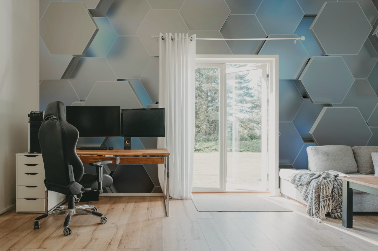 Fototapet, Hexagon, Gray, Rebel Walls