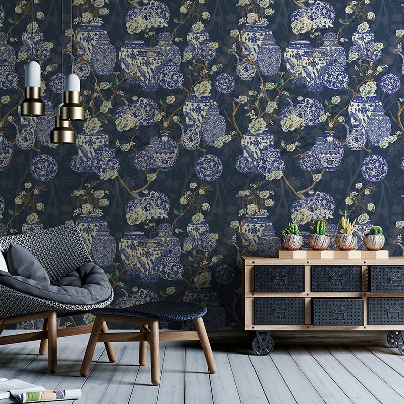 Fototapet Hydrangea and Ginger Tea Party Blue, VLAdiLA