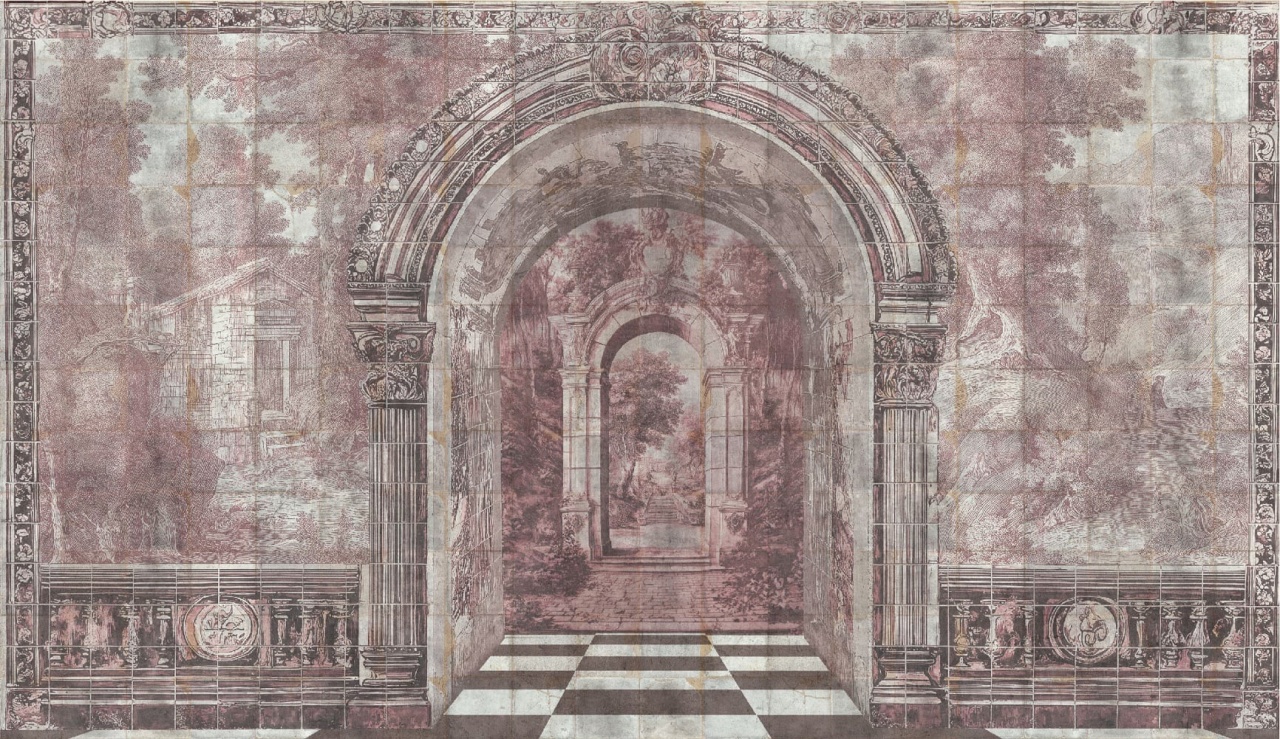 Fototapet Imperial Passage, Rose - personalizat, VLAdiLA - 2