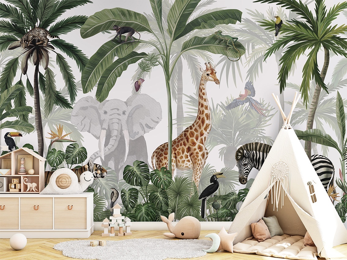 Fototapet Jungle Jive, Kikki Belle - 5