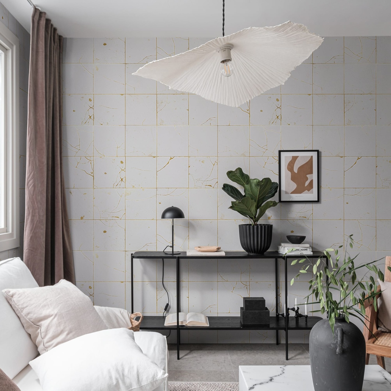 Fototapet, Kintsugi, Pearl, Rebel Walls - 3