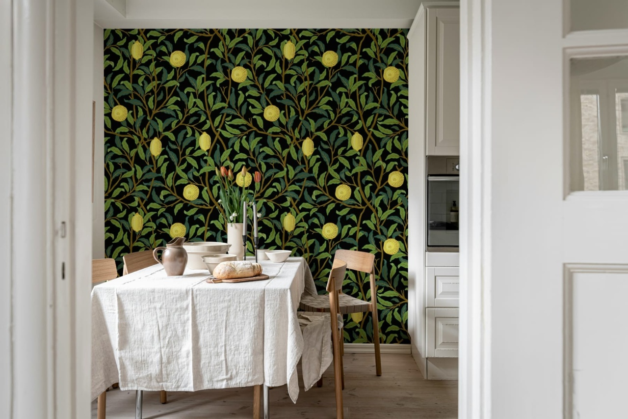 Fototapet, Lemon Garden, Midnight, Rebel Walls — imaginea 3