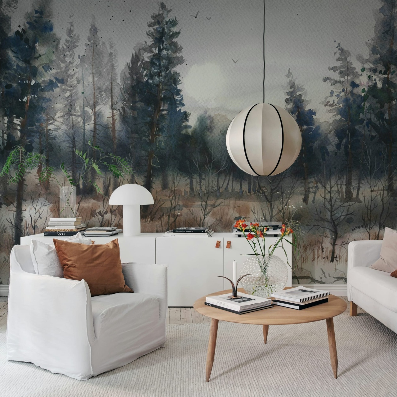 Fototapet, Melodic Forest, Autumn, Rebel Walls - 3