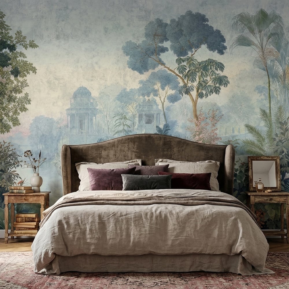 Fototapet Misty Temple Horizon - personalizat, VLAdiLA