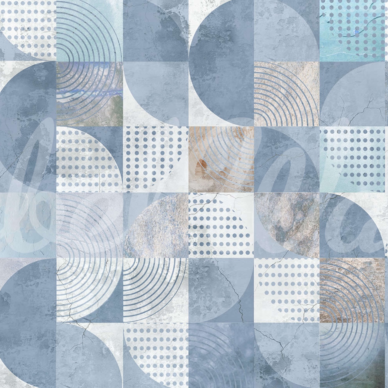 Fototapet, Multi Blocks, Soft Blue, Rebel Walls - 2