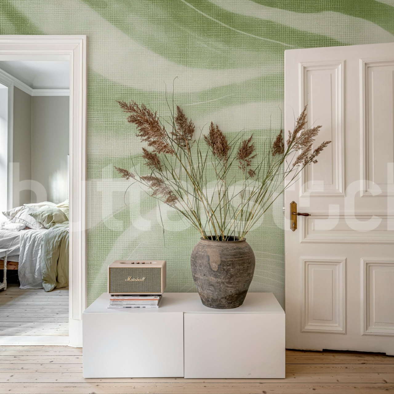 Fototapet, Ocean Lines, Green, Rebel Walls - 3