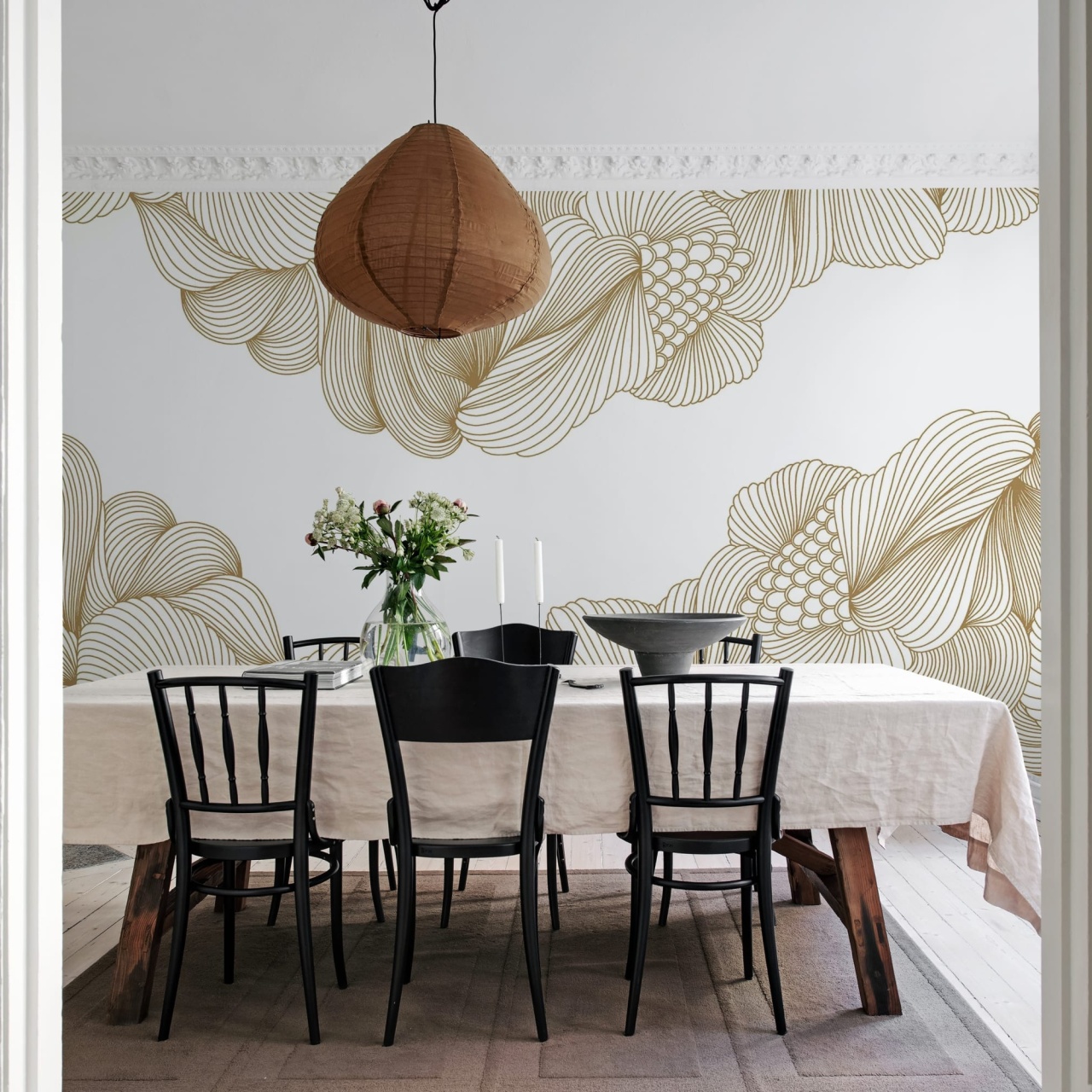Fototapet, Opulence, Golden Lines, Rebel Walls - 3
