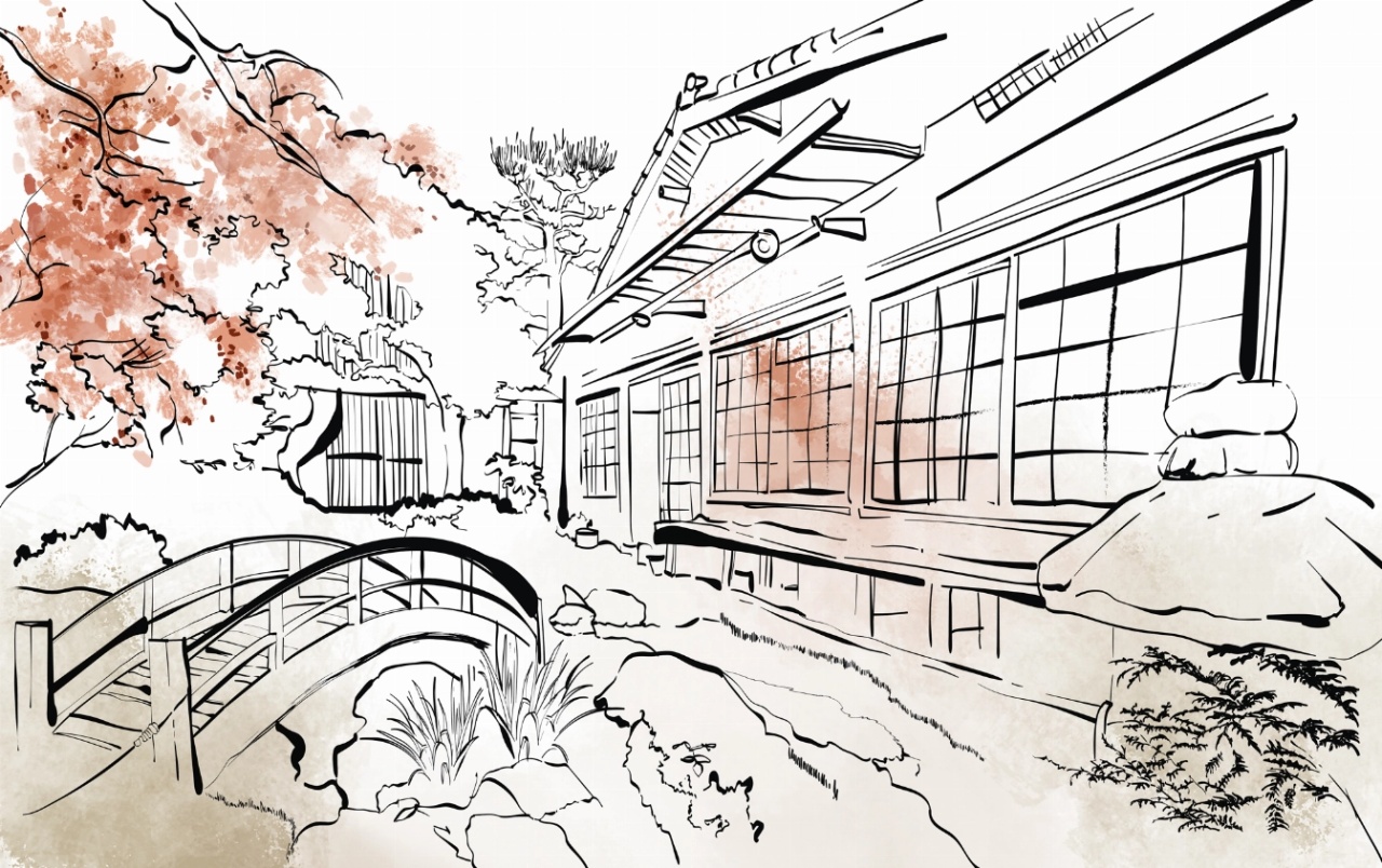 Fototapet Oriental Marcin Runowiecki R-Design Kyoto B Rêve MKRB100