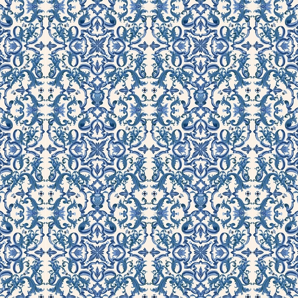 Fototapet Ornate Azul - personalizat, VLAdiLA - 2
