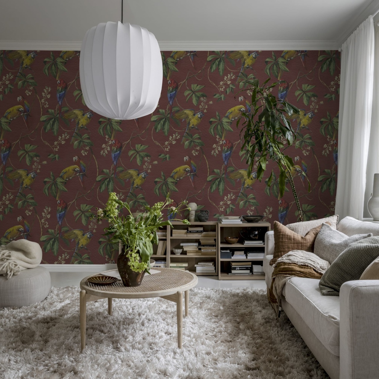 Fototapet, Parrots, Velvet, Rebel Walls - 3