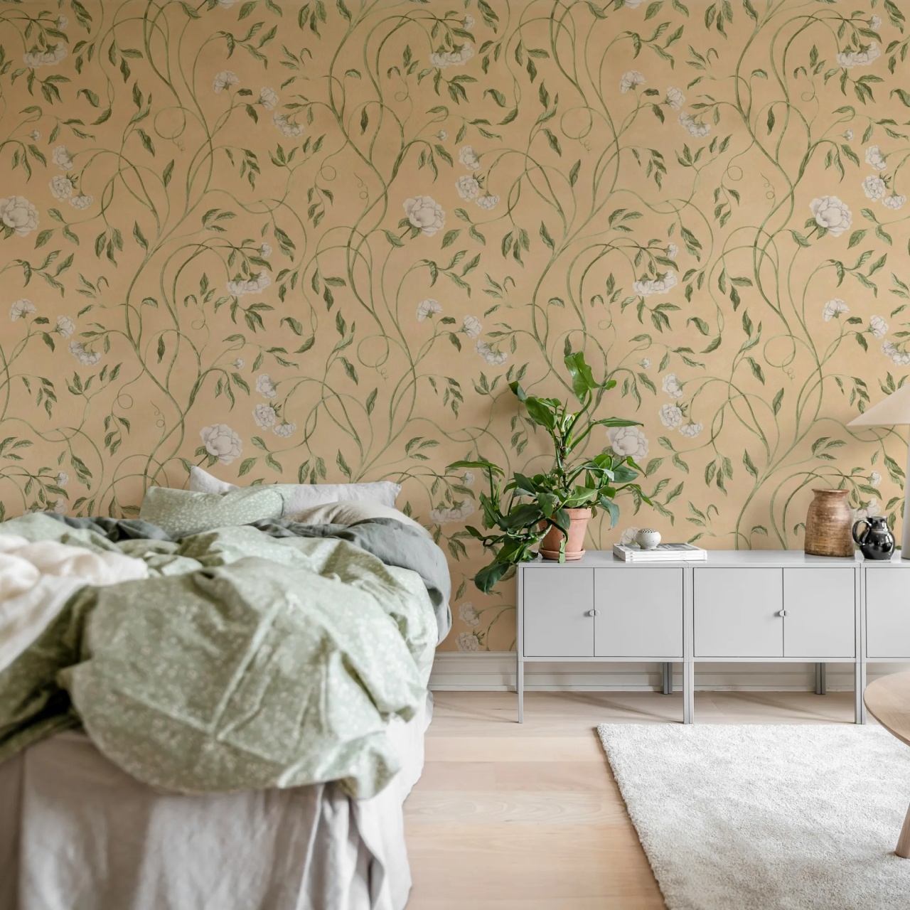 Fototapet, Peony Bloom, Peach, Rebel Walls - 3