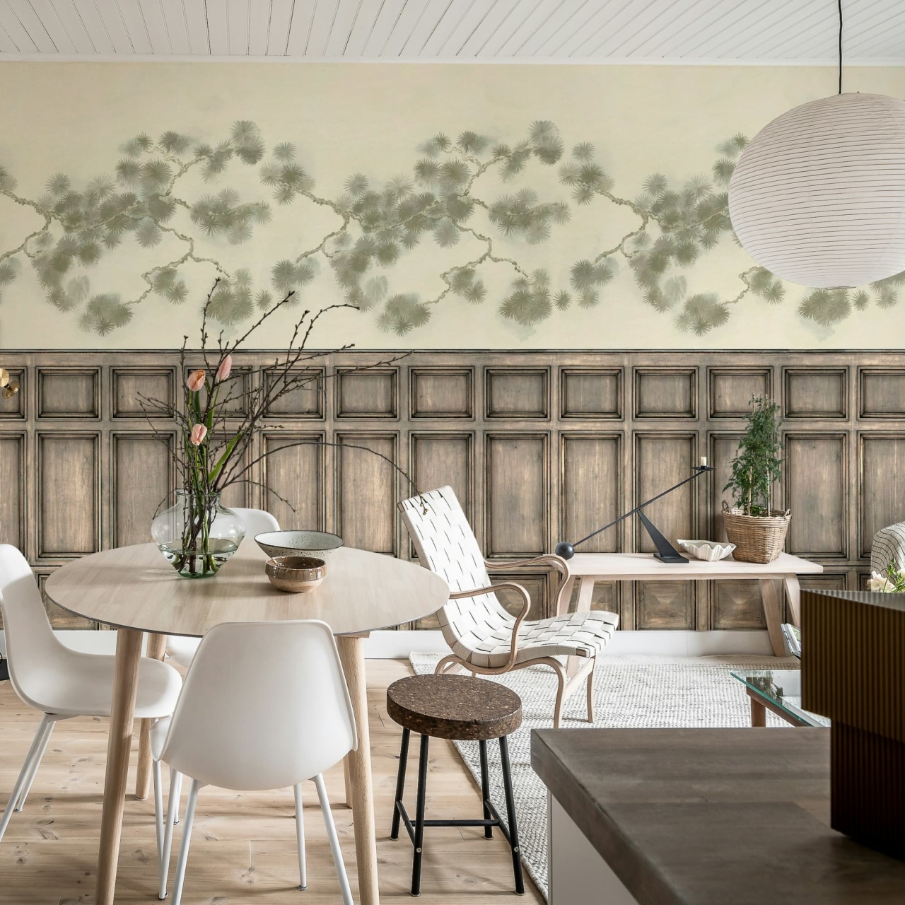 Fototapet, Pine Branch, Panels, Rebel Walls - 3