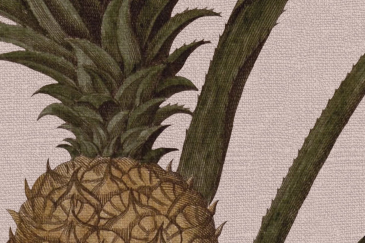 Fototapet, Pineapple, Soft Pink, Rebel Walls - 4