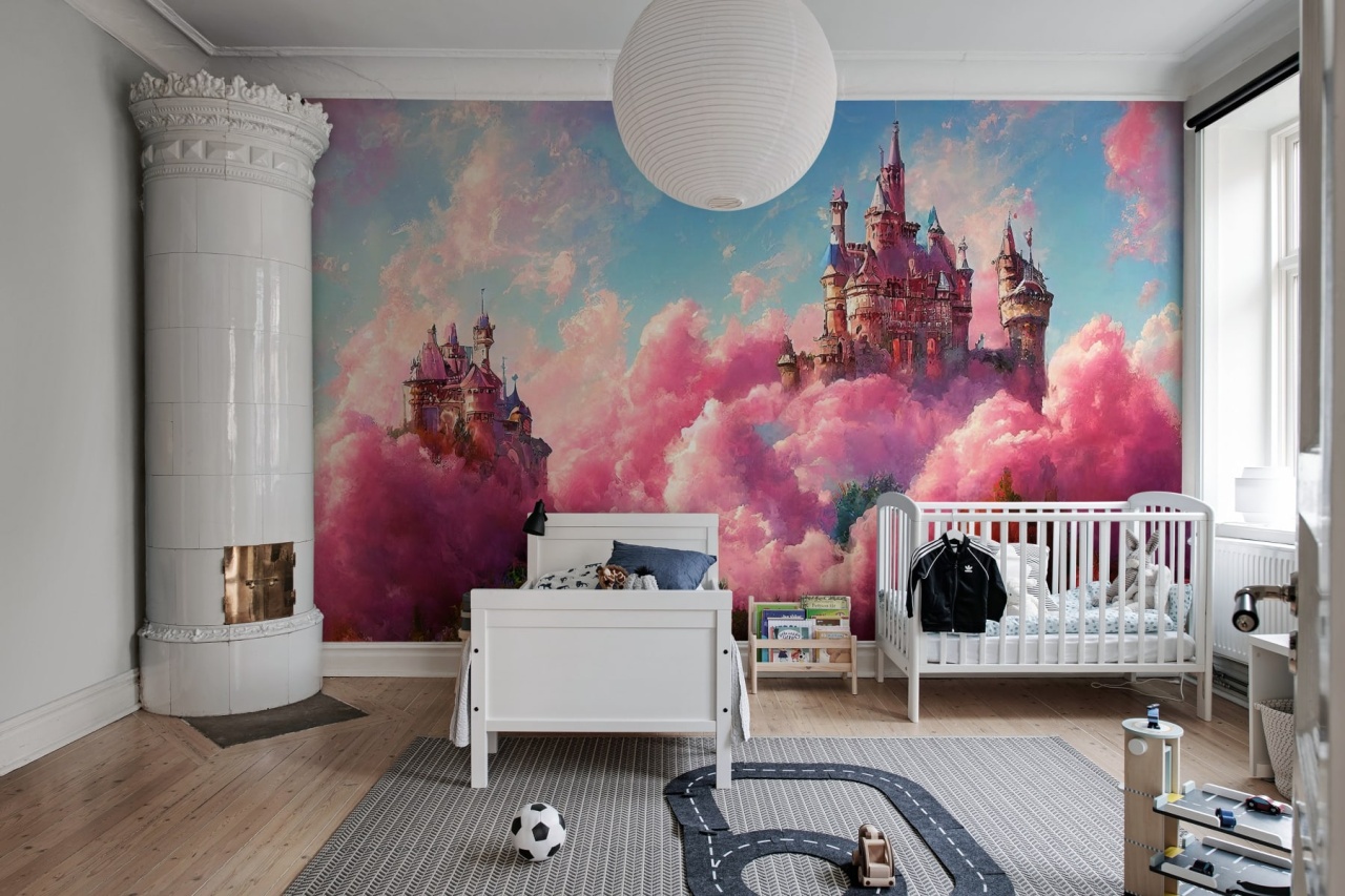 Fototapet, Pink Castle, Rebel Walls