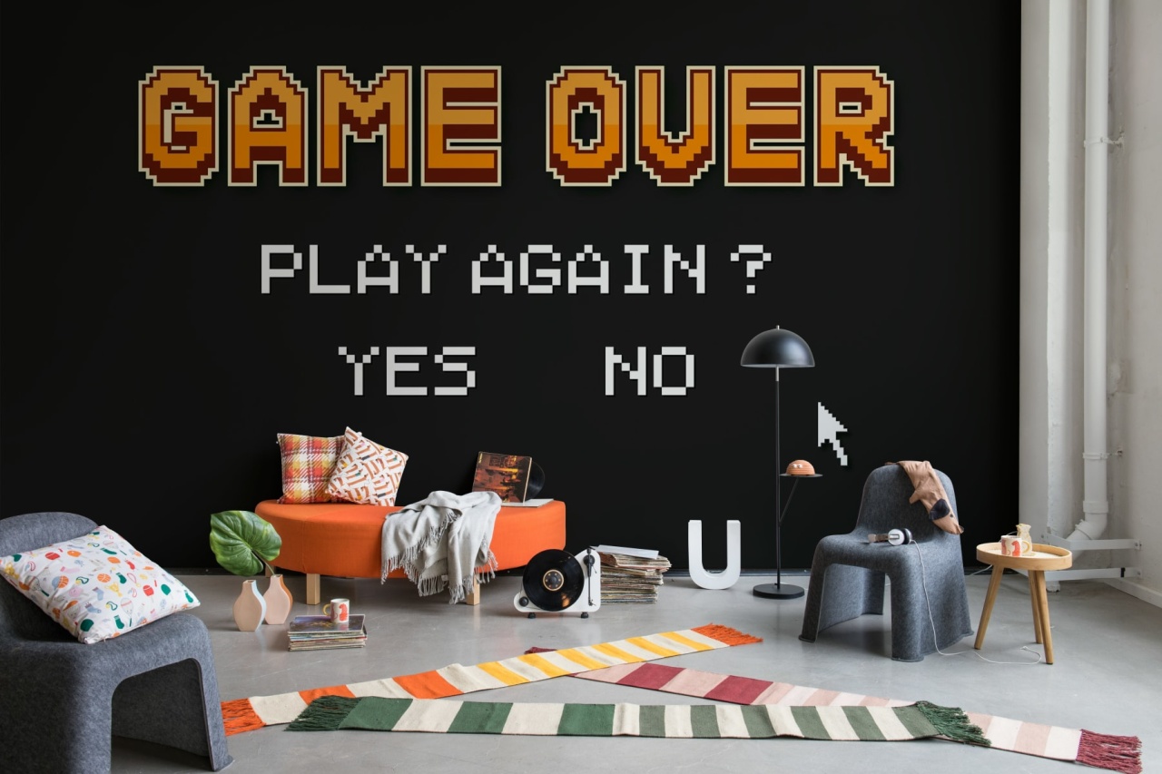 Fototapet, Play Again, Orange, Rebel Walls - 3