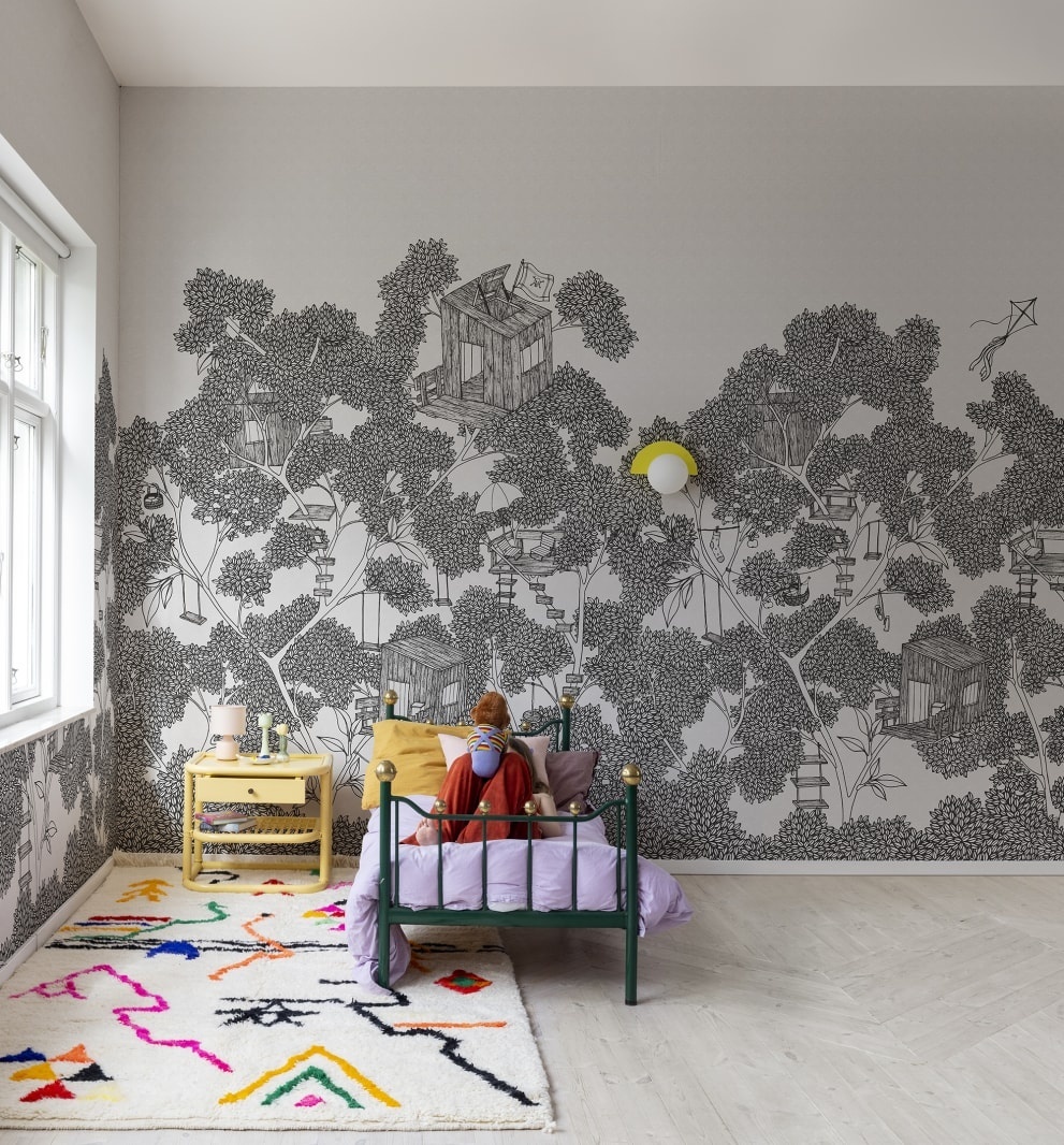 Fototapet, Playground, Graphite, Rebel Walls