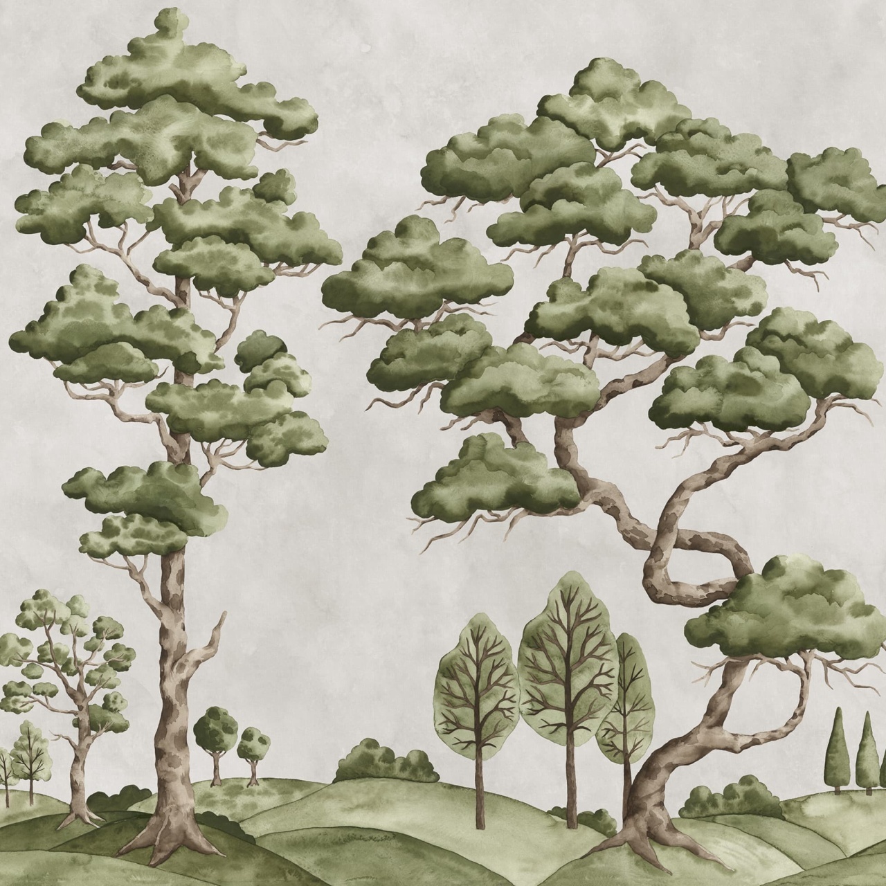 Fototapet, Poetic Trees, Beige, Rebel Walls - 2