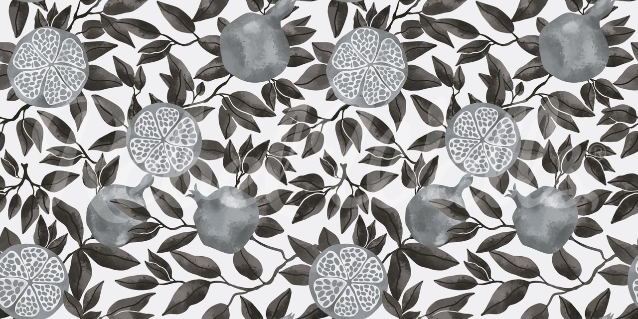 Fototapet, Pomegranate, Graphite, Rebel Walls - 2